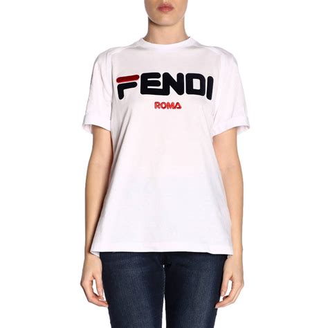 fendi t-shirt women|fendi tshirt women.